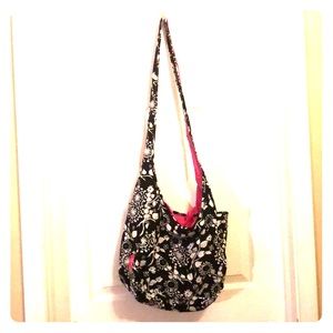 31 Retro Metro hobo bag black and pink crossbody